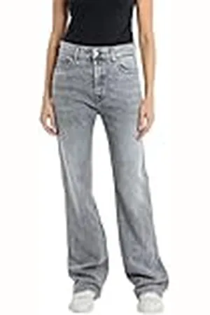 Replay WA508 Becka Stretch Black Jeans, , 29W / 34L para Mujer