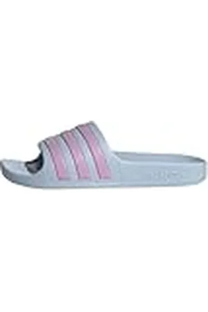 adidas Adilette Aqua Slides Kids, SE DESLIZA, Glow Blue/Bliss Lilac/Glow Blue, 32 EU