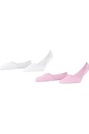 Burlington Everyday Multipack W In algodón invisibles lisos 2 pares, Calcetines pinkies Mujer, , 37-38