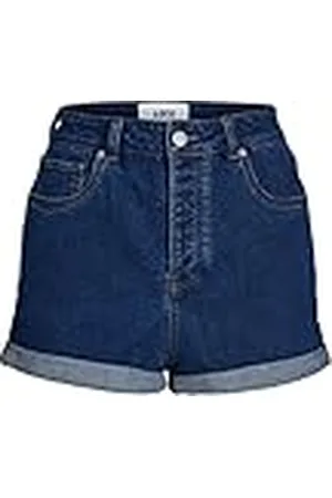 JJXX Jxhazel Pantalón Corto Corto Deportivo, Pantalones cortos Mujer, Medium Blue Denim/Detalles: Akm2a, M