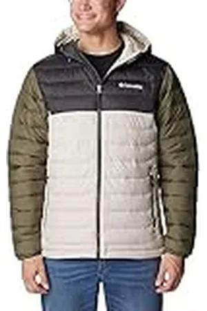 Columbia Powder Lite Hooded Jacket, Chaqueta Acolchada Con Capucha Hombre, , XS