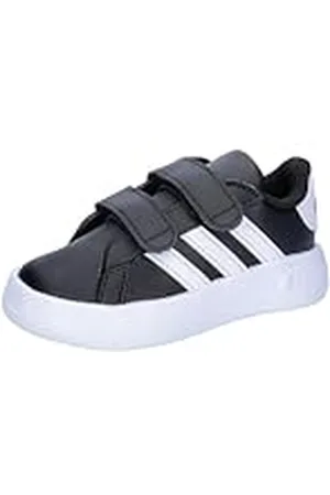 adidas Grand Court 2.0 Shoes Kids, Zapatillas de Tenis Unisex bebé, Core Black/FTWR White/Core Black, 22 EU
