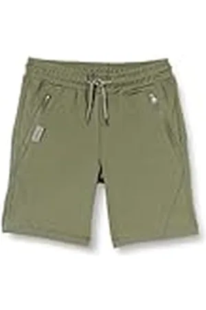 JACK & JONES Jpstgordon Jjcloud Be Mni-Pantalones Cortos de chándal, Verde ágave, 128 para Niños