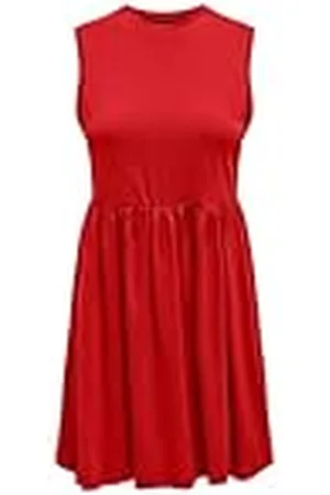 ONLY Onlmay Life S/L Peplum Dress Box Jrs Vestido de Punto, , Mujer