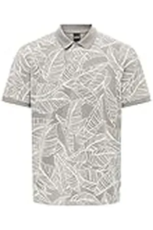 Only & Sons Camiseta de algodón de Manga Corta con Cuello de Polo para Hombre de ONLY&SONS, Color: , Size:L
