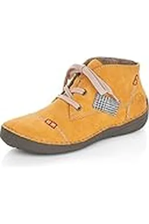 Rieker Mujer Zapatos con Cordones 52543, señora Calzado cómodo,Zapatos Bajos y cómodos,Cordones,Amarillo (Gelb / 69),37 EU / 4 UK