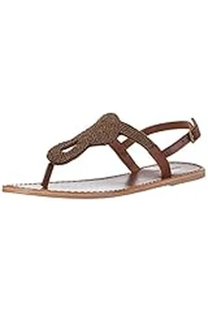 Pieces® Carmen Beads Leather, Sandalias con Cuña Mujer, Marrón (Copper Colour), 41 EU