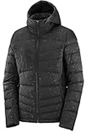 Salomon Transition Down Hoodie W Chaqueta, Mujer, Black/ao, l
