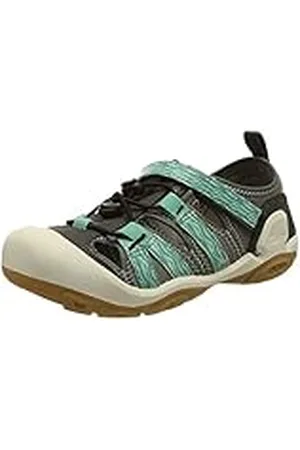 Keen Knotch Creek, Sandalias Unisex niños, Gris (Steel Grey/Waterfall), 34 EU