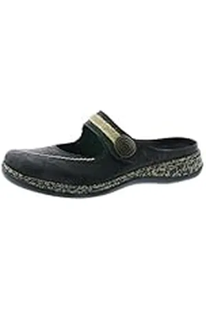 Rieker 46391-00, Zuecos Mujer, Black, 40 EU