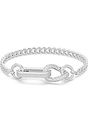 Swarovski Pulsera Dextera, con Pavé de Cristales , Baño de Rodio, Talla XL, , de la Colección Dextera de
