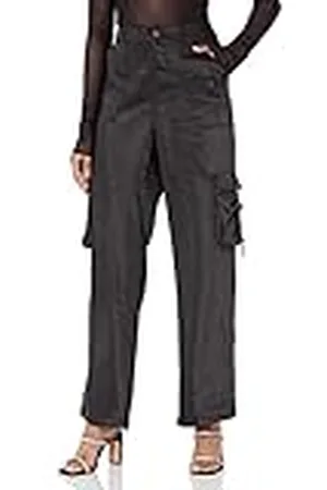 THE DROP Pantalón para Mujer, Jessenia Cargo con Brillo, , XS