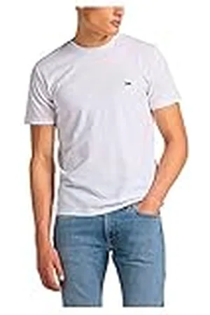 Lee Ss Patch Logo Tee, Camiseta Hombre, White, M