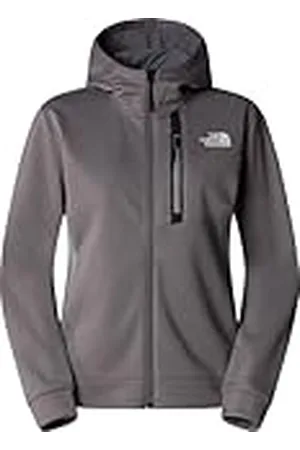 The North Face Chaqueta Mountain Athletics Fz Flecce para mujer, color perla ahumada/Monument G, talla M