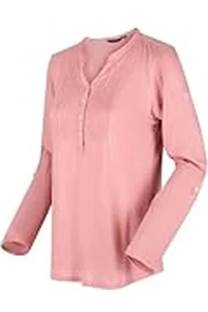 Regatta Camiseta Fflur de Punto de Viscosa con Tapeta de Botones