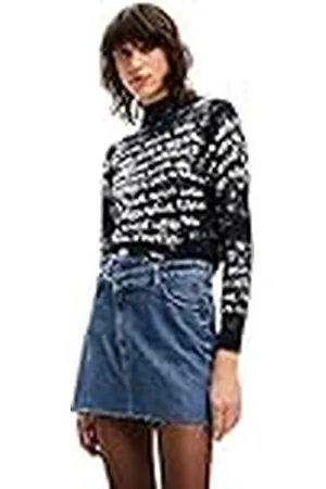 Desigual Jers_estel 2000 Black Suéter, , XS para Mujer