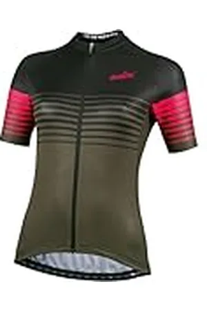 Nalini 03114401100C000.10 Cross Lady Jersey Mujer Sweatshirt Black/MIL Green/Red S