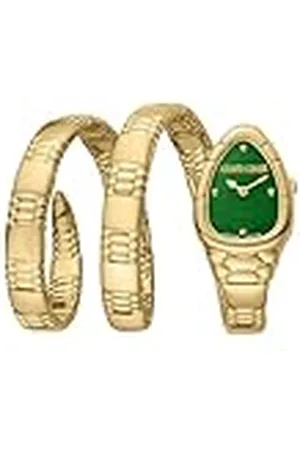 Roberto Cavalli Reloj Analógico para Mujeres de Cuarzo con Correa en Acero Inoxidable RV1L186M0031