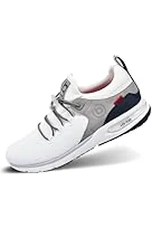 Bugatti Herren Sportlicher mit Memory Foam im Design, Elastische Schnürsenkel, Atmungsaktiv Slip On Sneaker, Zapatillas Hombre, , 42 EU