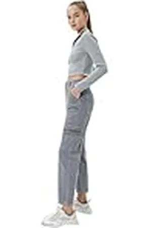 Koton Cargo Pants Washed Effect Straight Crop Leg Pockets Cotton Calzoncillos, , 40 De Las Mujeres