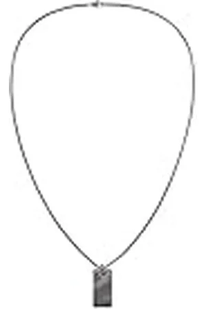 Calvin Klein Collar con Colgante para Hombre Colección CK METALLIC WAVES Con Acabado Acero Metálico (IP) - 35100032