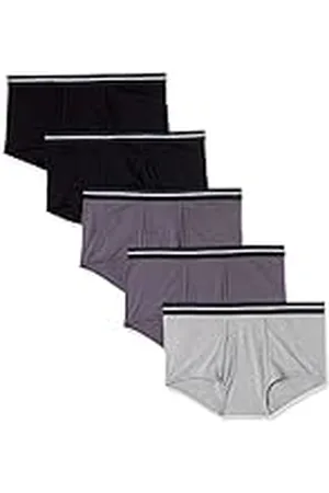 Amazon Calzoncillos de algodón sin Etiquetas Hombre, Pack de 5, , 5XL Grande