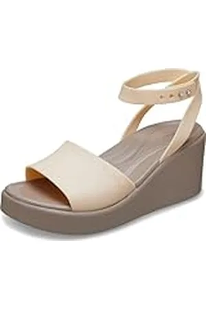 Crocs Brooklyn Ankle Strap Wedge, Sandalias Mujer, , 39/40 EU