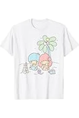 Sanrio Little Twin Stars Vacaciones de verano en la playa Camiseta
