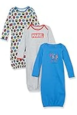 Amazon Disney | Marvel | Star Wars Camisones Bebé Niño, Pack de 3, , 0-6 Meses