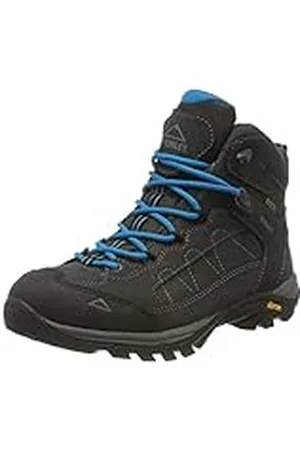 mc kinley McKINLEY Trekkingstiefel Denali Mid AQX II, Zapatos de High Rise Senderismo Mujer, Gris (Grey Dark/Turquoise 000), 37.5 EU