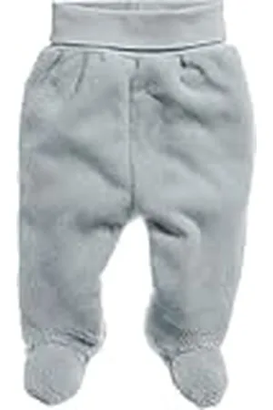 Playshoes Cozy Fleece Pants Pantalones, Grey, 68 Unisex niños