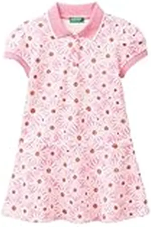 Benetton Vestito 3lrygv00v Vestido, , 12 Months Niñas y niñas