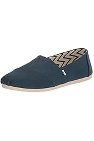 TOMS Alpargata Heritage Canvas, Mocasines Planos Mujer, Azul (Azul Mallorca), 36.5 EU