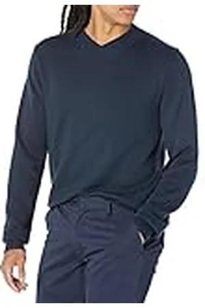 Amazon Jersey de Corte Recto con Cuello de Pico, Disponible en Largos Especiales (Anteriormente Conocido por Amazon) Hombre, , M