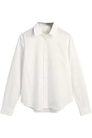 GANT Reg Poplin-Camiseta Shirt, , 48 para Mujer