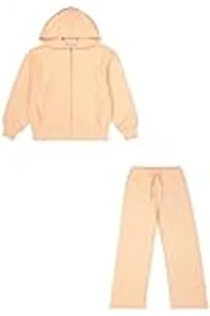 Champion Legacy Emotional Dance G (405045) - Chándal con capucha de forro polar Powerblend, ultraligero, suave y compacto, Melocotón (EAC), 3-4 años (XXS) Niñas FW24
