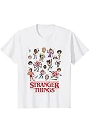 Stranger Things Niños Cartoon Characters Camiseta