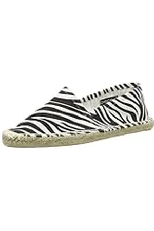 Pieces® HAISHA Espadrillos, Alpargatas Mujer, Negro (Schwarz (Black Zebra C-N10), 39