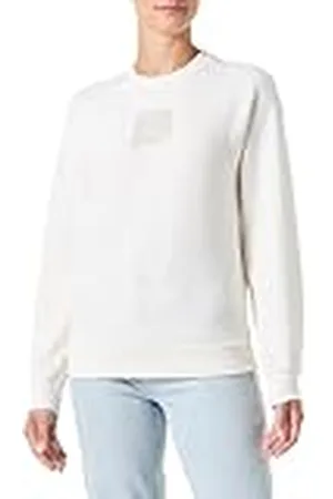 Armani Exchange Logotipo Cuadrado, Cuello Redondo Sudadera, , M para Mujer