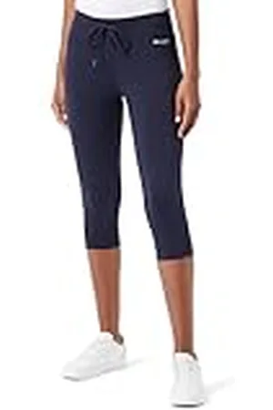 Champion Athletic Club W-Algodón Lycra Regular 3/4 Cuffed Pantalones Deportivos, , L para Mujer