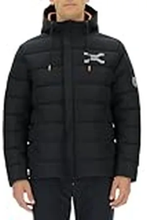 Jeep O102968-B000 XP CHAQUETA TÉCNICA ACOLCHADA PARA HOMBRE CON CAPUCHA Bolsillos con cremallera JX23A Hombre M