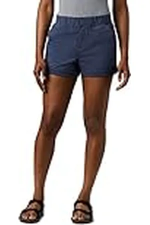 Columbia Firwood Camp II, Pantalones cortos de senderismo, Mujer, Azul (Nocturnal), Talla 466/S20