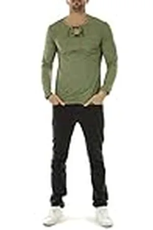 HOPENLIFE Gesmi LS Khaki XL Camiseta, , XXL para Hombre