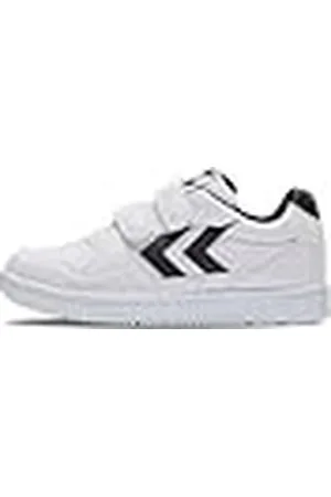 Hummel Camden Jr, Zapatillas Unisex niños, White/Black, 37 EU