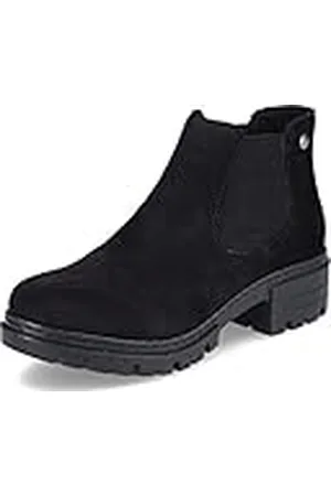 Rieker Mujer Mocasines 76884, señora Zapatillas,Pantuflas,Zapatillas,Zapatos Informales,Entrada Abierta,Negro (Schwarz / 00),39 EU / 6 UK