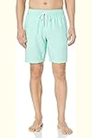 Amazon Bañador con 23 cm de Pernera, Corte Holgado y Secado Rápido - colores interrumpidos Hombre, , L
