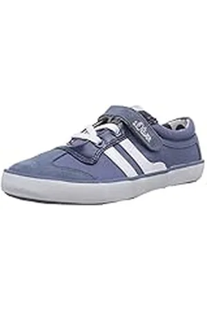 QS by s.Oliver 44210 - Zapatilla Deportiva de Lona niña, Color Azul, Talla 31
