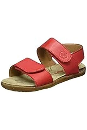 Naturino Colm, Sandalias de Punta Abierta Niñas, Rojo (Red), 28 EU