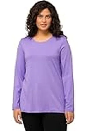 Ulla Popken Langarm-Shirt Camisetas, , 48-50 para Mujer