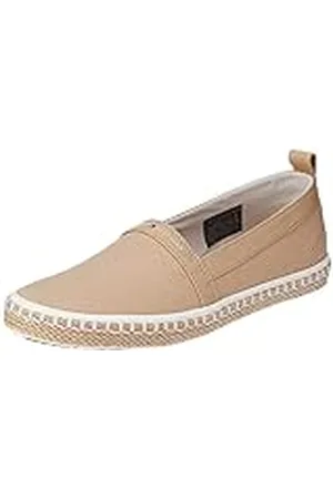 Tommy Hilfiger Hombre Alpargatas Espadrilles Resort Calzado de tela, Beige (Clayed Pebble), 44 EU